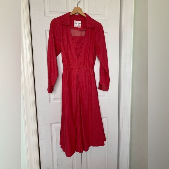 1980s “Strictly Petits” Pinkish-Red Jumpsuit